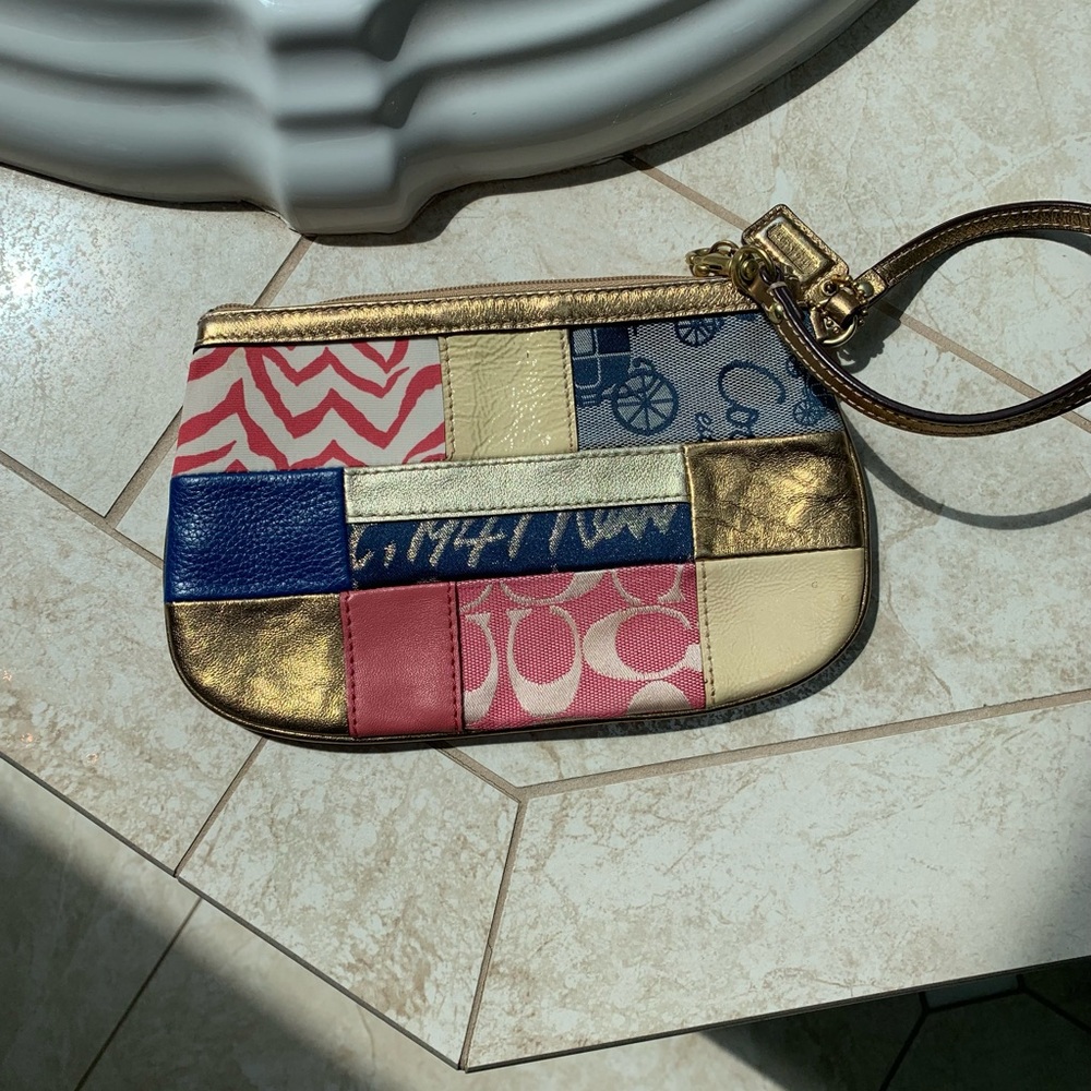 Coach Patchwork Wristlet - image 2